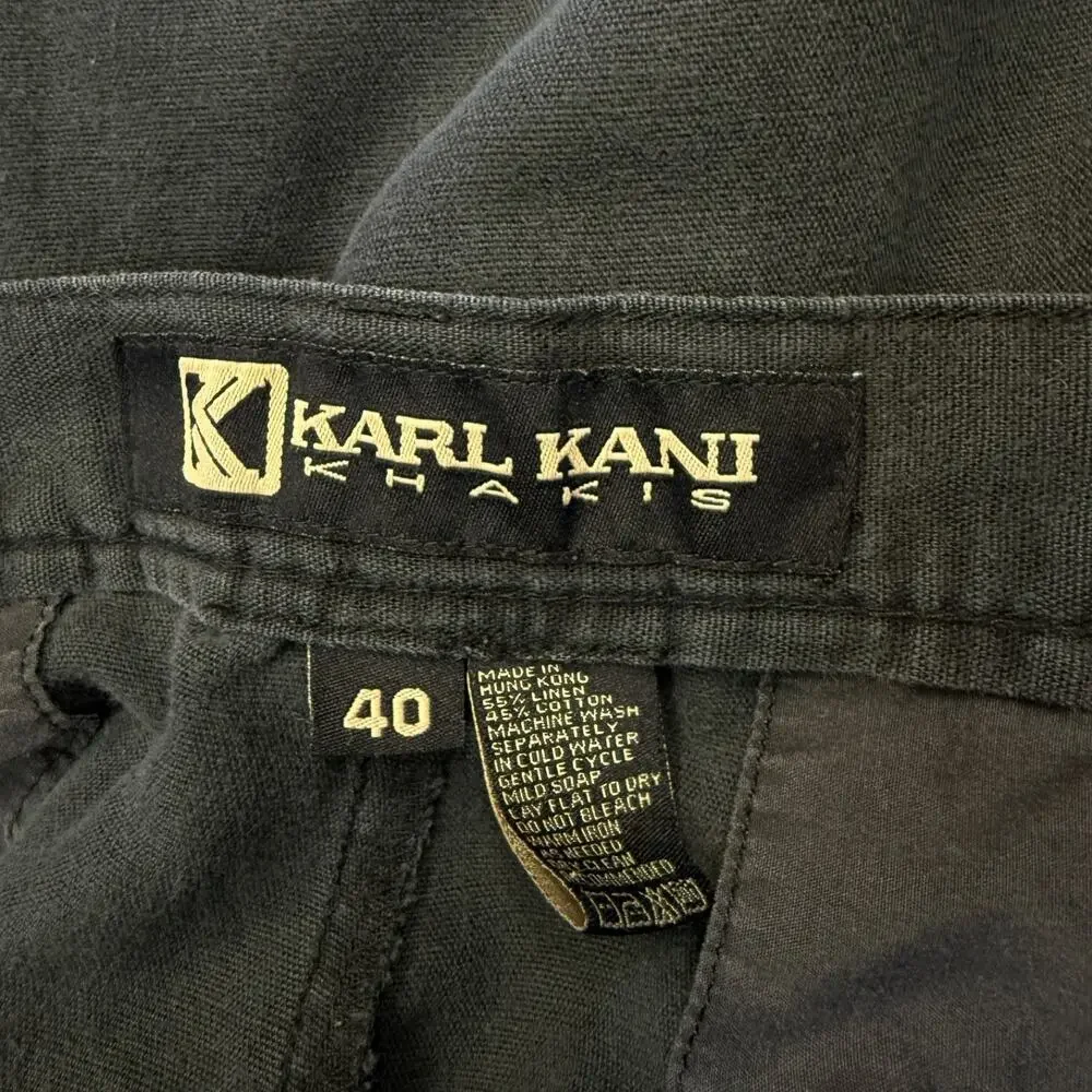 Karl Kani 40 men’s gray shorts streetwear outdoor chino baggy vintage